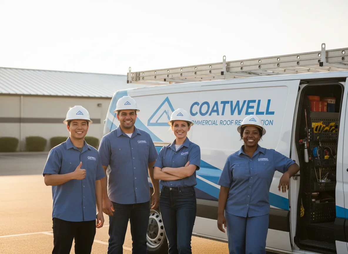 Commercial roof coating company in What Cheer, IA